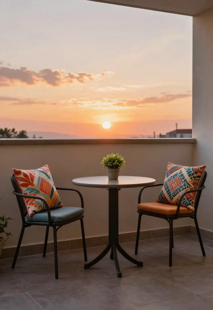 15 Balcony Garden Decor Ideas With Fresh Green Charm - 2. Cozy Furniture for Relaxation 1