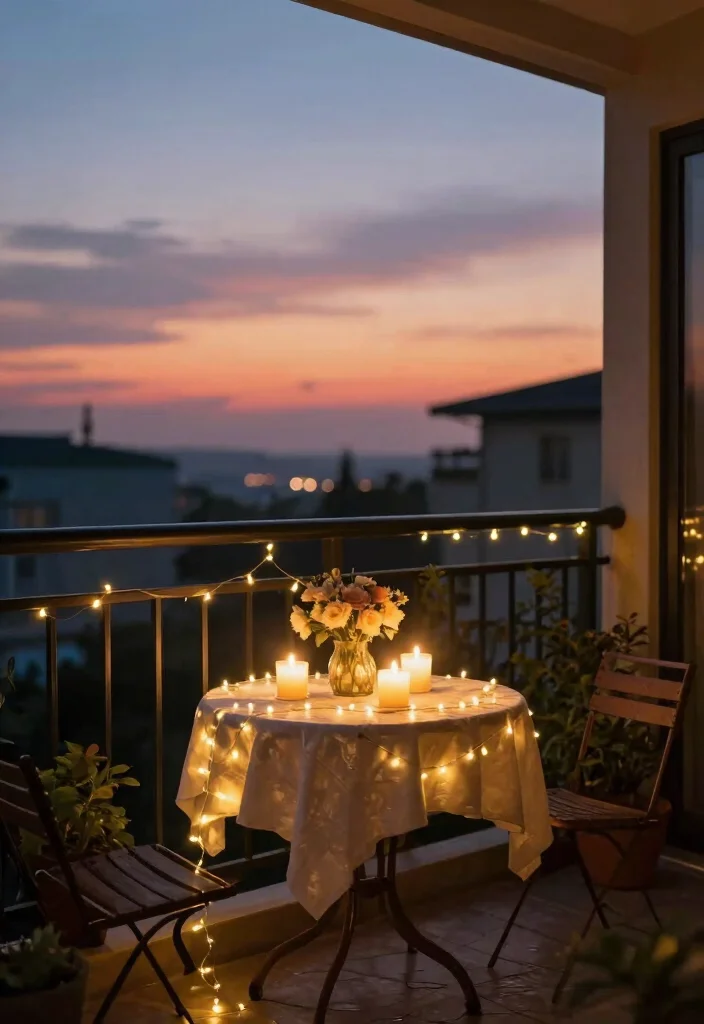 15 Balcony Garden Decor Ideas With Fresh Green Charm - 3. Creative Lighting Solutions 1
