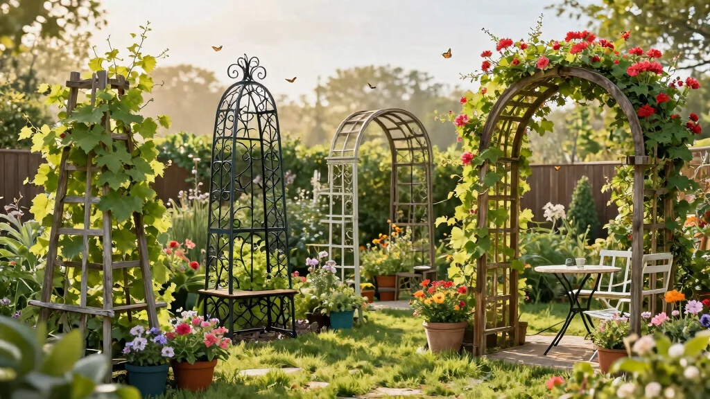 15 Grape Vine Trellis Ideas for a Charming Garden