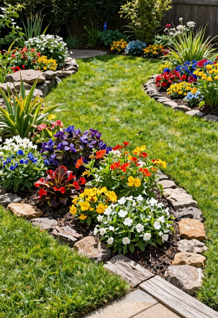 15 Home Backyard Ideas That Transform Your Space - 11. Garden Edges: Define Your Space 1