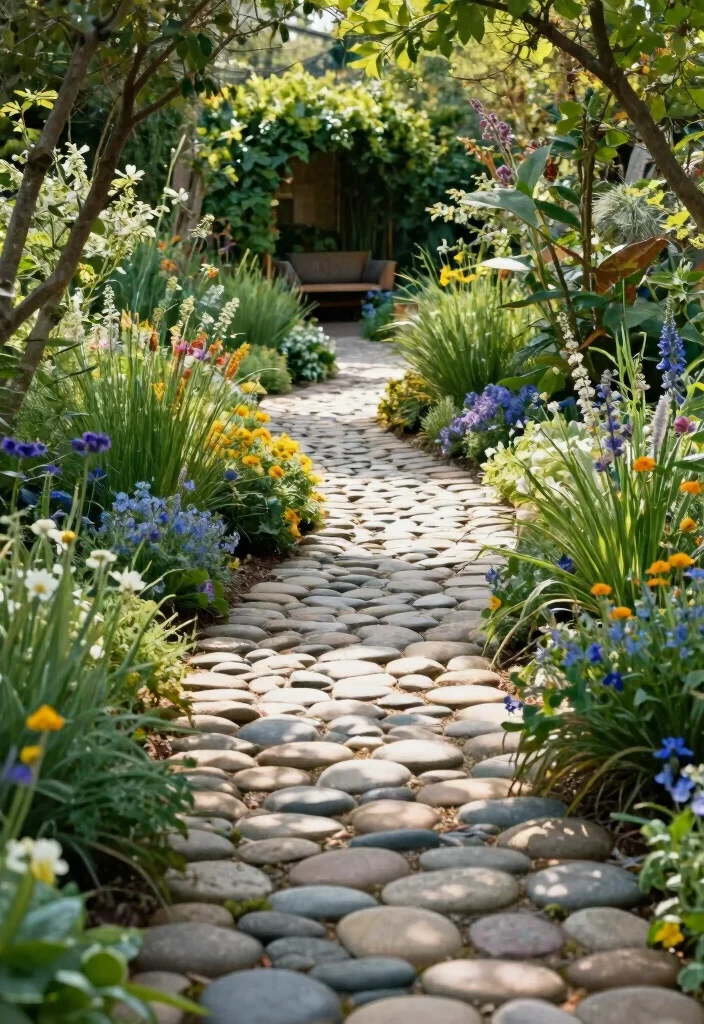 15 Home Backyard Ideas That Transform Your Space - 6. Natural Pathways: Connecting the Dots 1