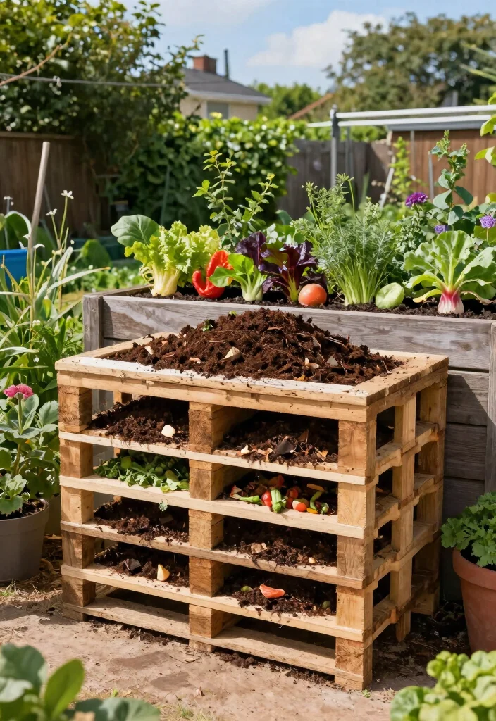 15 Home Backyard Ideas That Transform Your Space - 7. Composting Stations: Transform Waste into Wealth 1