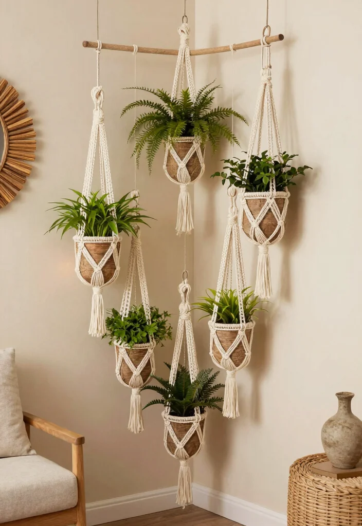 15 Macrame Hanging Planter Ideas With Boho Charm - 15. Macrame Planter Sets 1