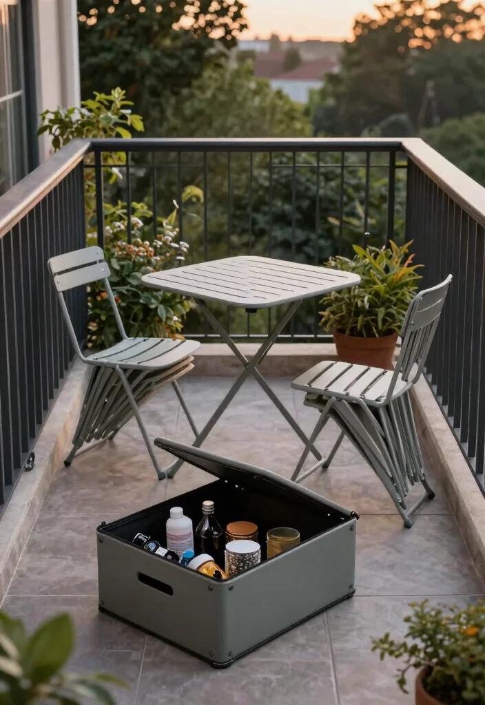 15 Narrow Balcony Ideas That Make Small Spaces Shine 3 15 Narrow Balcony Ideas That Make Small Spaces Shine - 3. Space-Saving Furniture Wonders 1