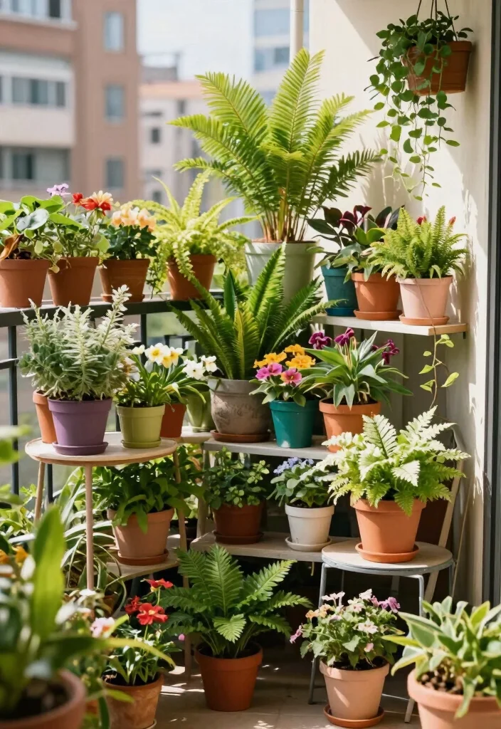 15 Narrow Balcony Ideas That Make Small Spaces Shine 4 15 Narrow Balcony Ideas That Make Small Spaces Shine - 4. Lush Greenery Escape 1