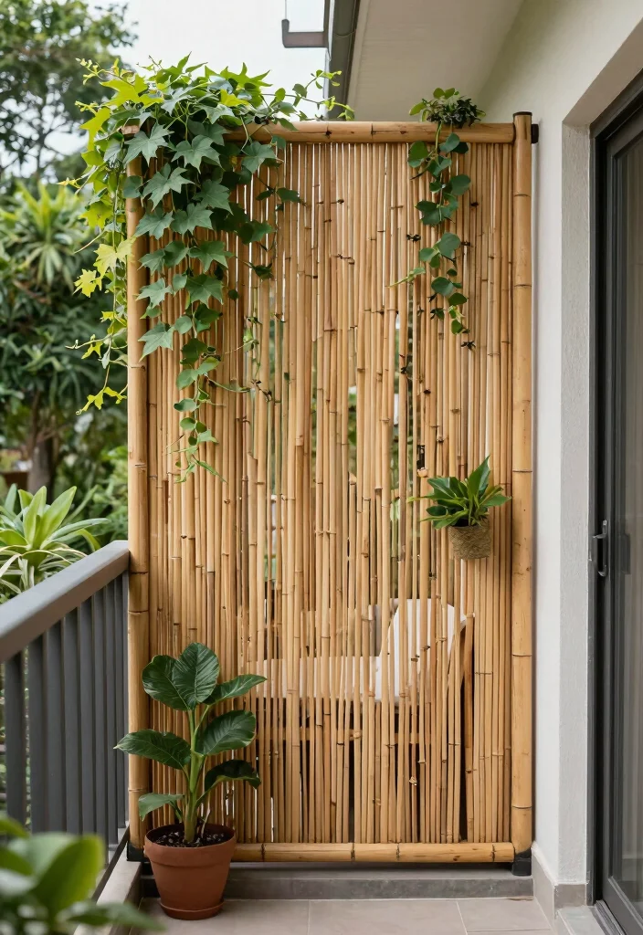 15 Narrow Balcony Ideas That Make Small Spaces Shine 9 15 Narrow Balcony Ideas That Make Small Spaces Shine - 9. Practical Privacy Screens 1