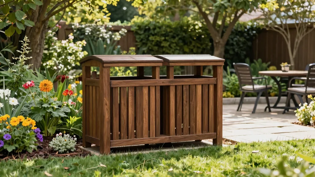 15 Trash Can Fence Ideas That Hide Clutter Stylishly