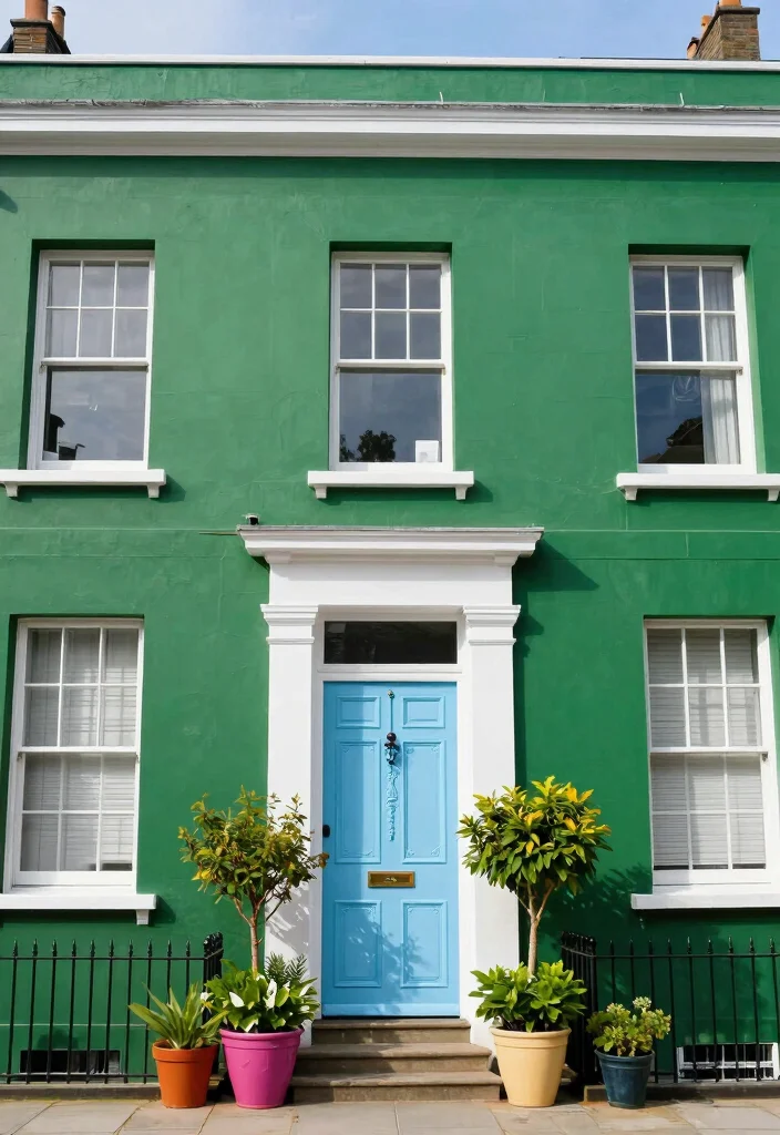 15 Victorian Terrace Exterior Ideas With Classic Detail 1 15 Victorian Terrace Exterior Ideas With Classic Detail - 1. Bold Color Statements 1