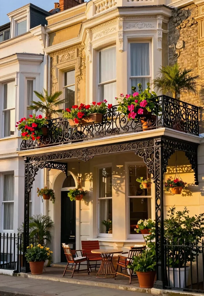 15 Victorian Terrace Exterior Ideas With Classic Detail 11 15 Victorian Terrace Exterior Ideas With Classic Detail - 11. Balconies and Verandas 1