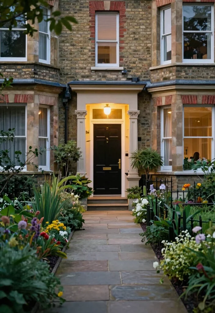 15 Victorian Terrace Exterior Ideas With Classic Detail 14 15 Victorian Terrace Exterior Ideas With Classic Detail - 14. Charming Pathways 1