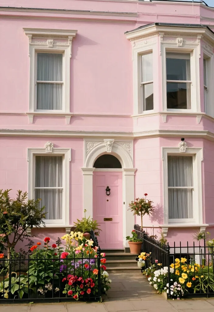 15 Victorian Terrace Exterior Ideas With Classic Detail 2 15 Victorian Terrace Exterior Ideas With Classic Detail - 2. Pastel Perfection 1