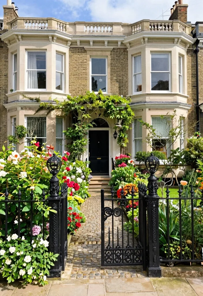15 Victorian Terrace Exterior Ideas With Classic Detail 8 15 Victorian Terrace Exterior Ideas With Classic Detail - 8. Matching Garden Features 1