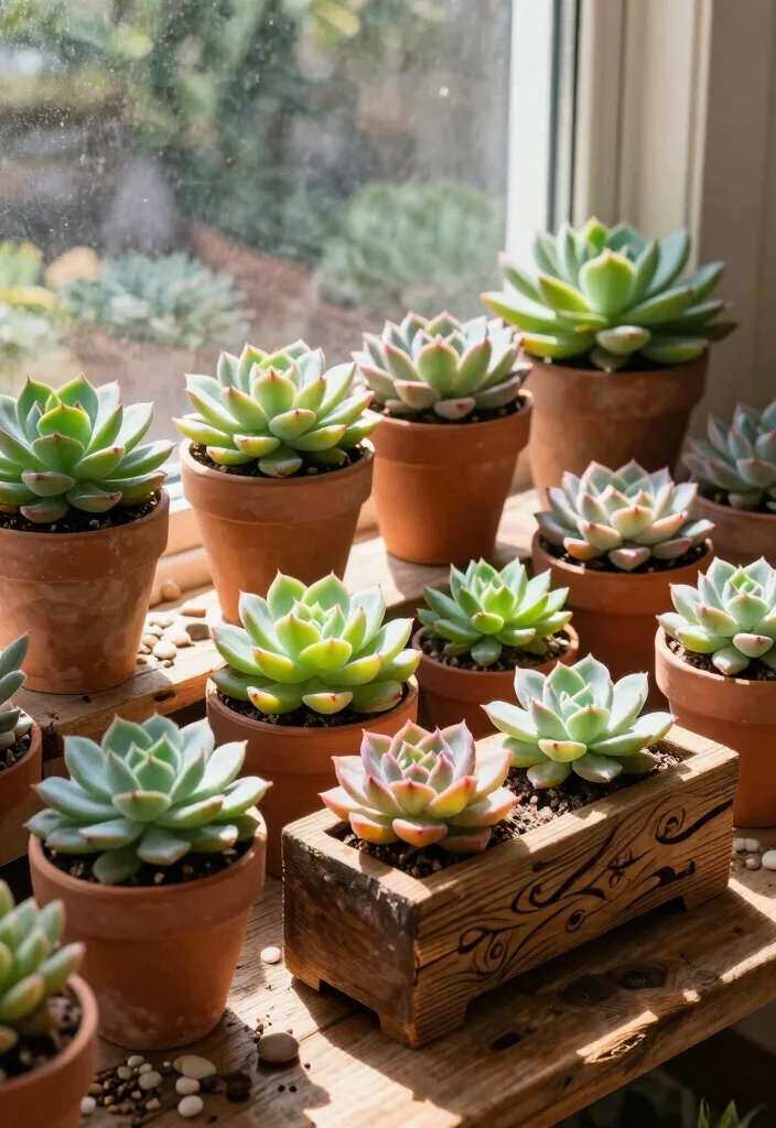 15 Window Planter Ideas That Add Instant Color 3 15 Window Planter Ideas That Add Instant Color - 3. Colorful Succulent Displays 1
