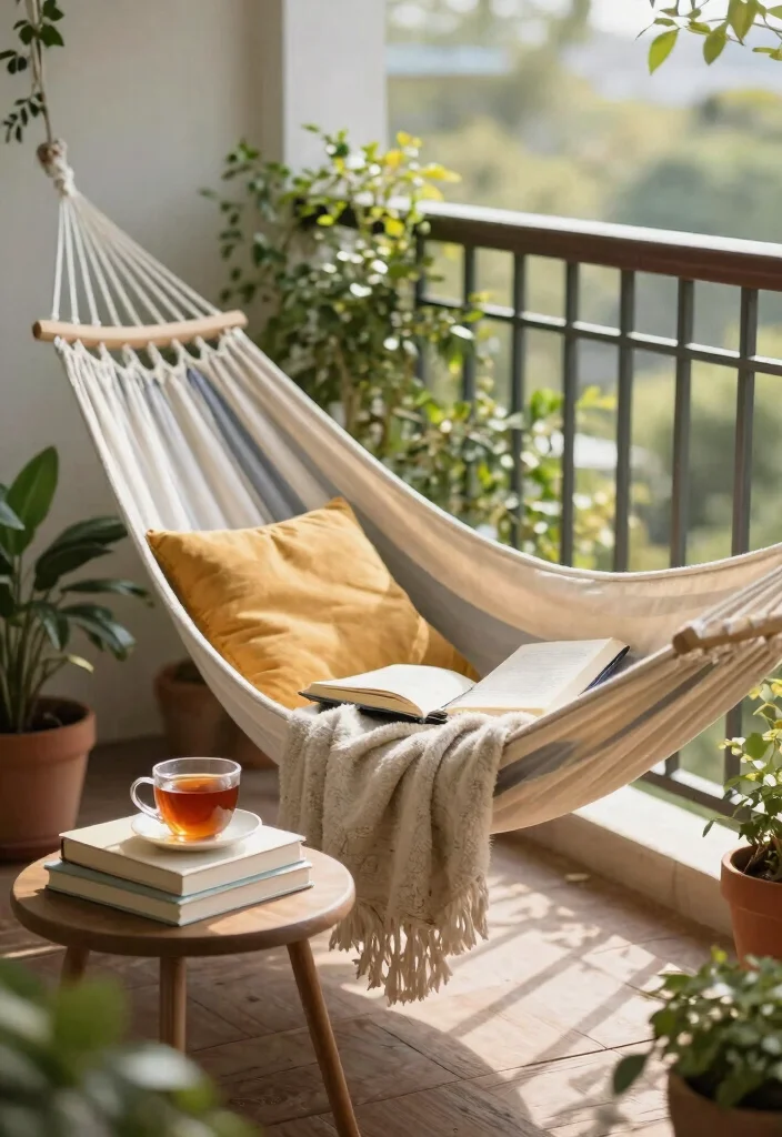 16 Back Balcony Ideas That Feel Private & Relaxing - 13. A Reading Nook 1