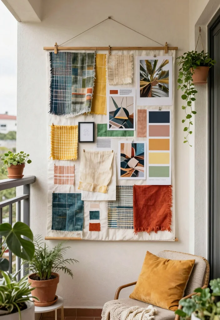 16 Back Balcony Ideas That Feel Private & Relaxing - 16. Mood Boards for Inspiration 1