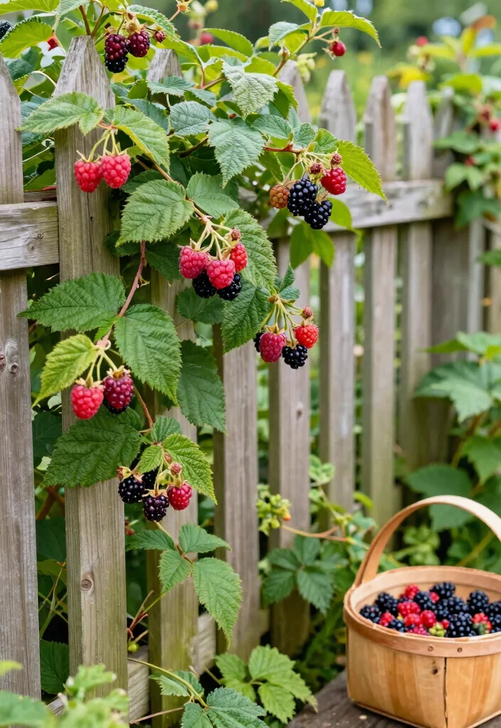 16 Backyard Plants Along Fence Ideas With Lush Layers 5 16 Backyard Plants Along Fence Ideas With Lush Layers - 5. Edible Berry Bushes 1