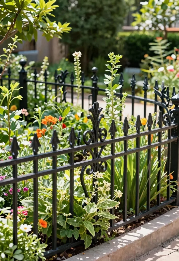 16 Cast Iron Fence Ideas With Classic Elegance - 13. Custom Heights and Styles 1