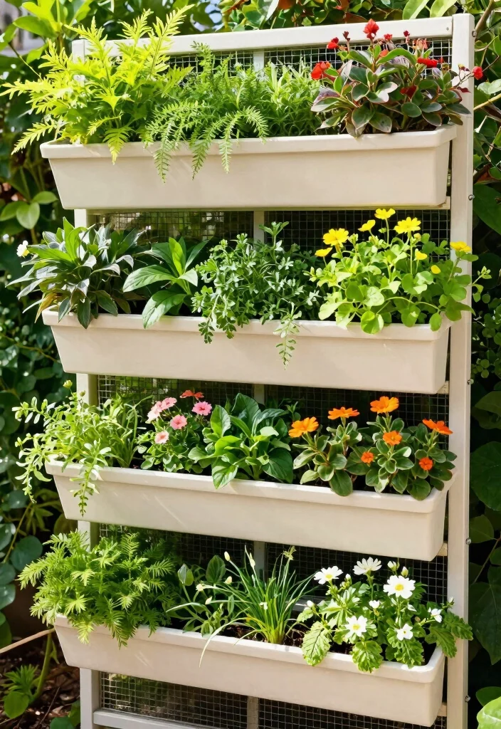 16 Garden Trellis 2026 Trending Ideas With Beautiful Vertical Style - 2. Vertical Planter Trellis Combo 1