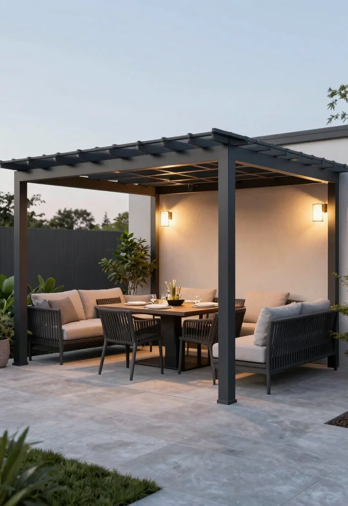 16 Lean to Pergola Ideas That Fit Small Spaces - 15. Dual-Purpose Lean to Pergola 1