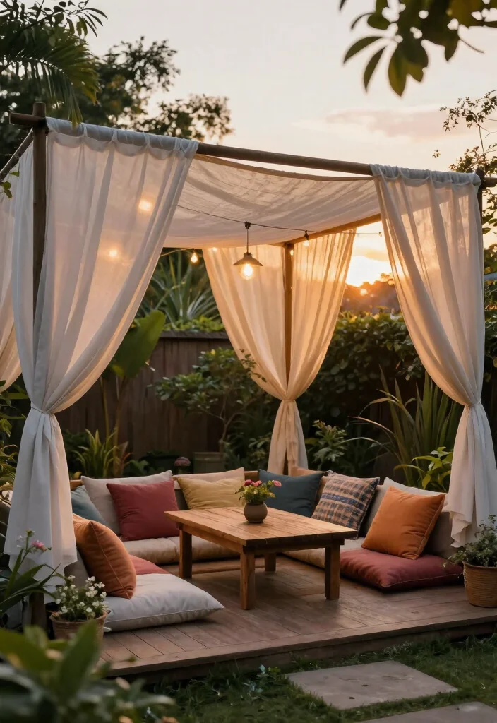 16 Outdoor Decor Backyard 2026 Trending Ideas That Feel Cozy & Stylish - 8. Cozy Canopy Areas 1