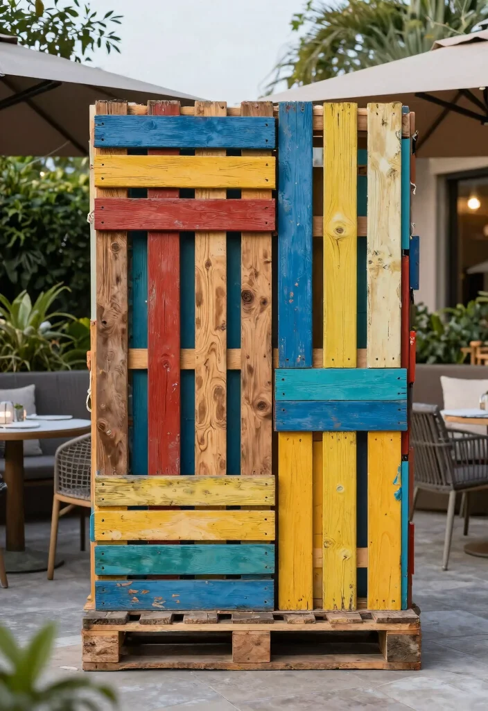 16 Terrace Privacy Ideas That Feel Secluded & Stylish 12 16 Terrace Privacy Ideas That Feel Secluded & Stylish - 12. Privacy Screens with Recycled Materials 1