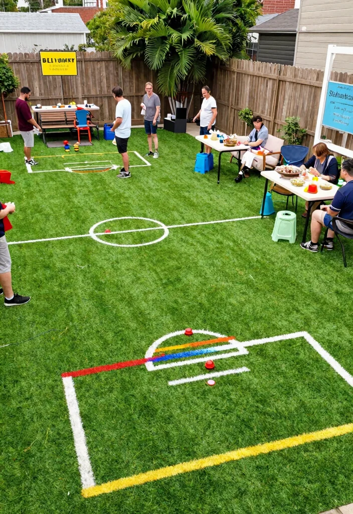 17 Artificial Grass Backyard 2026 Trending Ideas With Low Maintenance Charm - 11. DIY Game Area 1