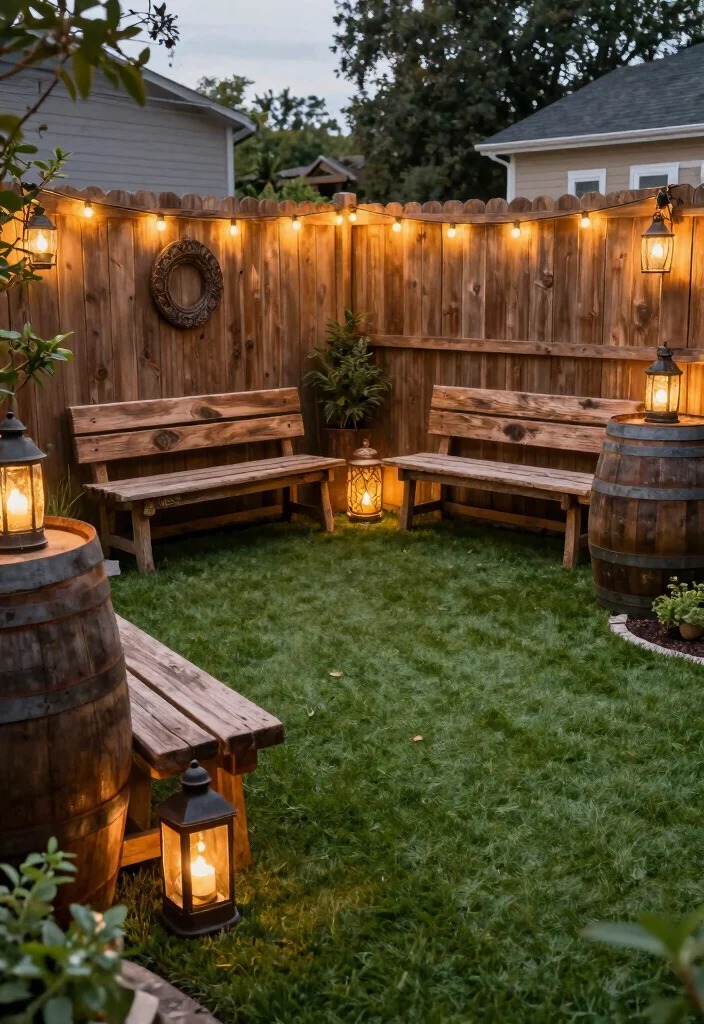 17 Artificial Grass Backyard 2026 Trending Ideas With Low Maintenance Charm - 14. Rustic Charm 1