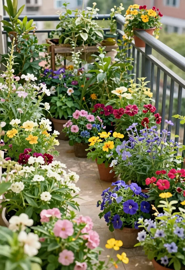 17 Garden on Balcony Ideas That Create a Mini Oasis 17 17 Garden on Balcony Ideas That Create a Mini Oasis - 17. Year-Round Gardening 1