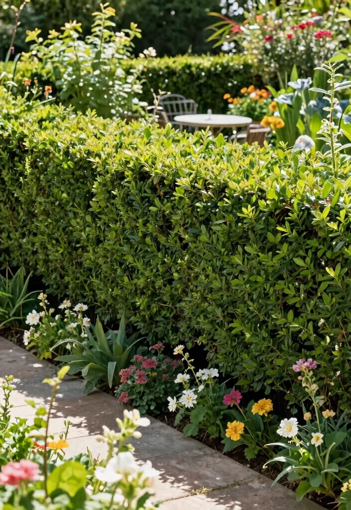17 Green Garden Fence Ideas With Natural Vibes 10 17 Green Garden Fence Ideas With Natural Vibes - 10. Hedge Fencing 1