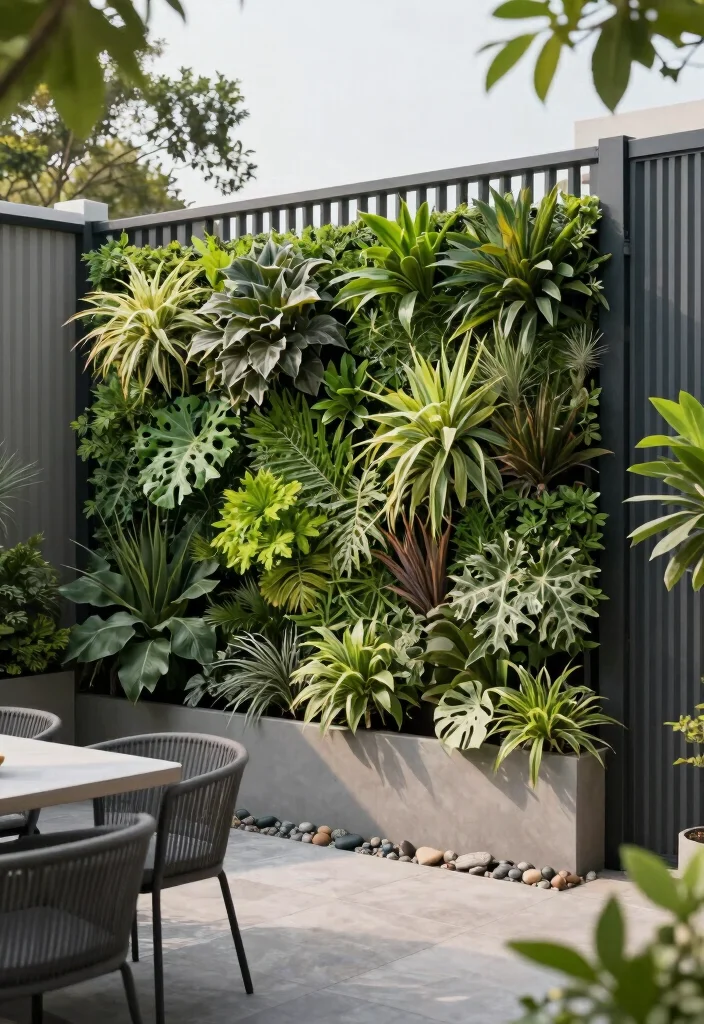 17 Green Garden Fence Ideas With Natural Vibes 11 17 Green Garden Fence Ideas With Natural Vibes - 11. Green Wall Systems 1