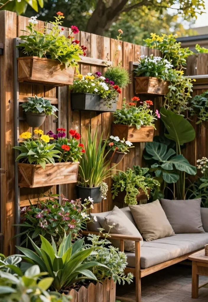 17 Green Garden Fence Ideas With Natural Vibes 3 17 Green Garden Fence Ideas With Natural Vibes - 3. Vertical Garden Fencing 1