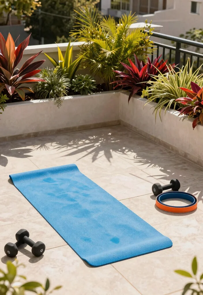 17 Ideas for Terrace That Transform Any Space - 10. Outdoor Gym Space 1
