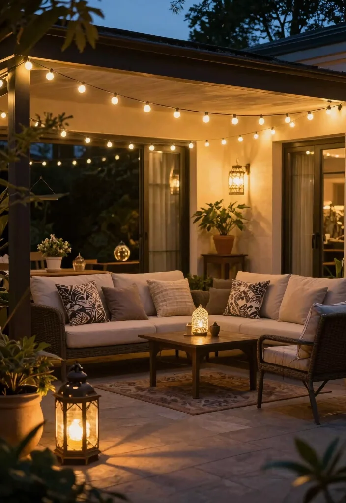 17 Ideas for Terrace That Transform Any Space - 12. Mood Lighting 1