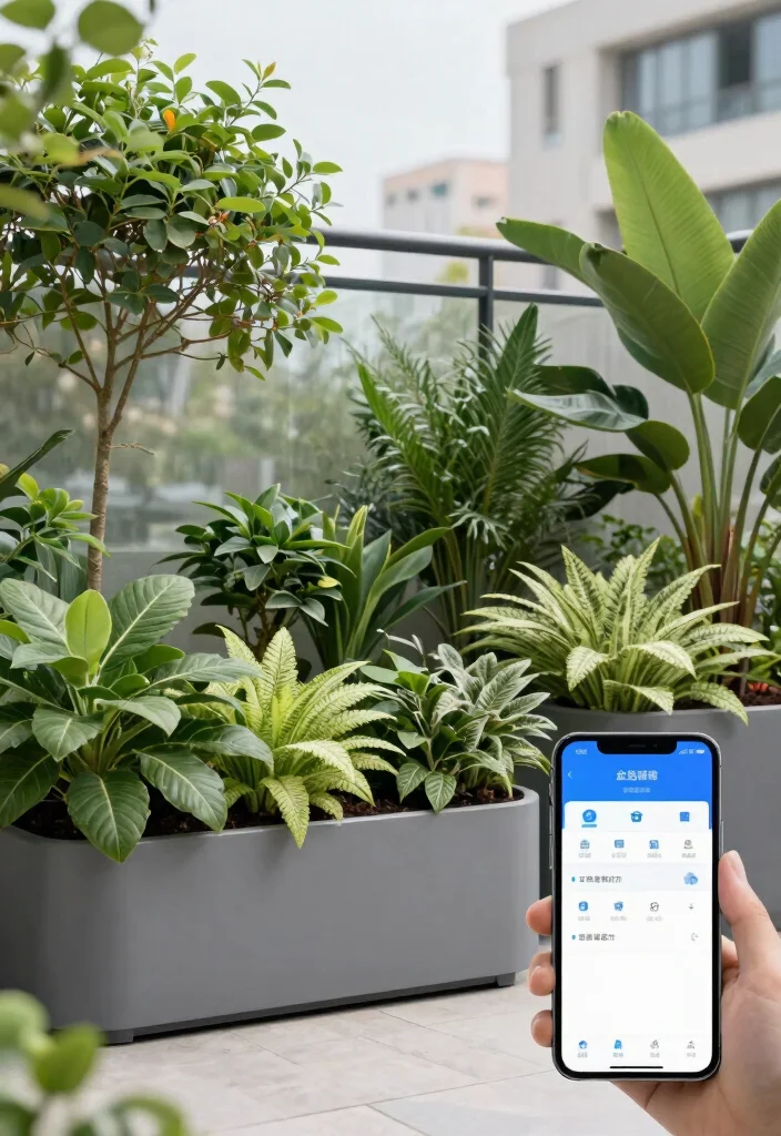 17 Ideas for Terrace That Transform Any Space - 9. Smart Garden Systems 1