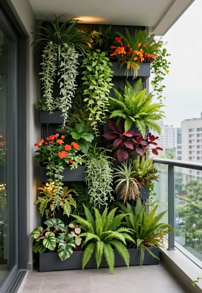 17 Modern Balcony Design Luxury Ideas With Sleek Vibes 1 17 Modern Balcony Design Luxury Ideas With Sleek Vibes - 1. Lush Vertical Gardens 1