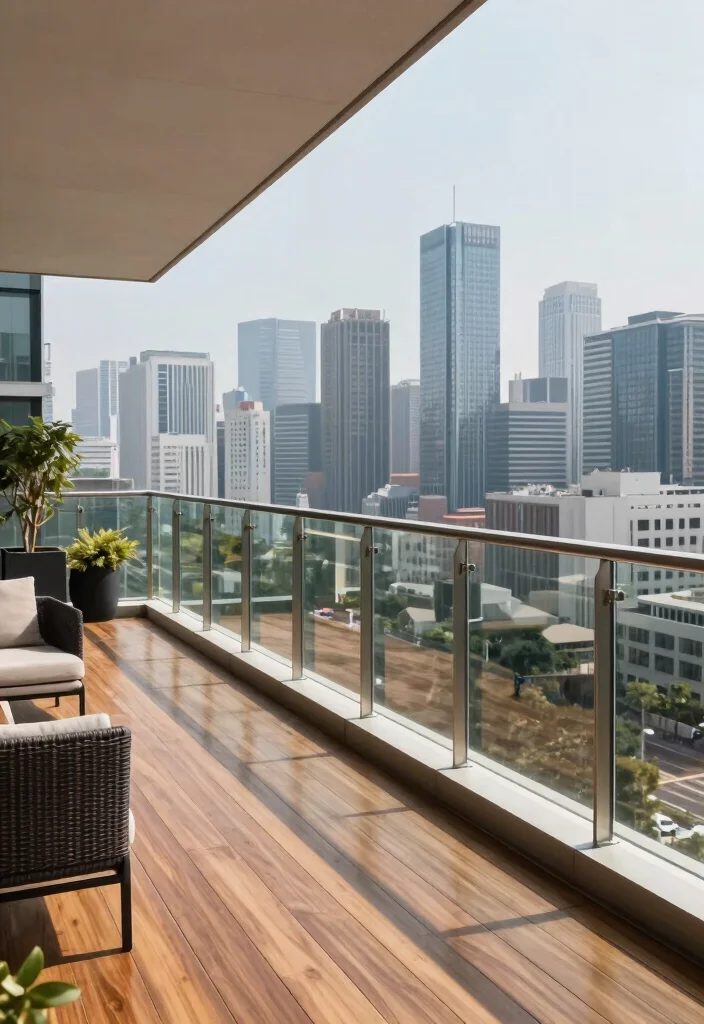 17 Modern Balcony Design Luxury Ideas With Sleek Vibes 10 17 Modern Balcony Design Luxury Ideas With Sleek Vibes - 10. Stylish Railings 1