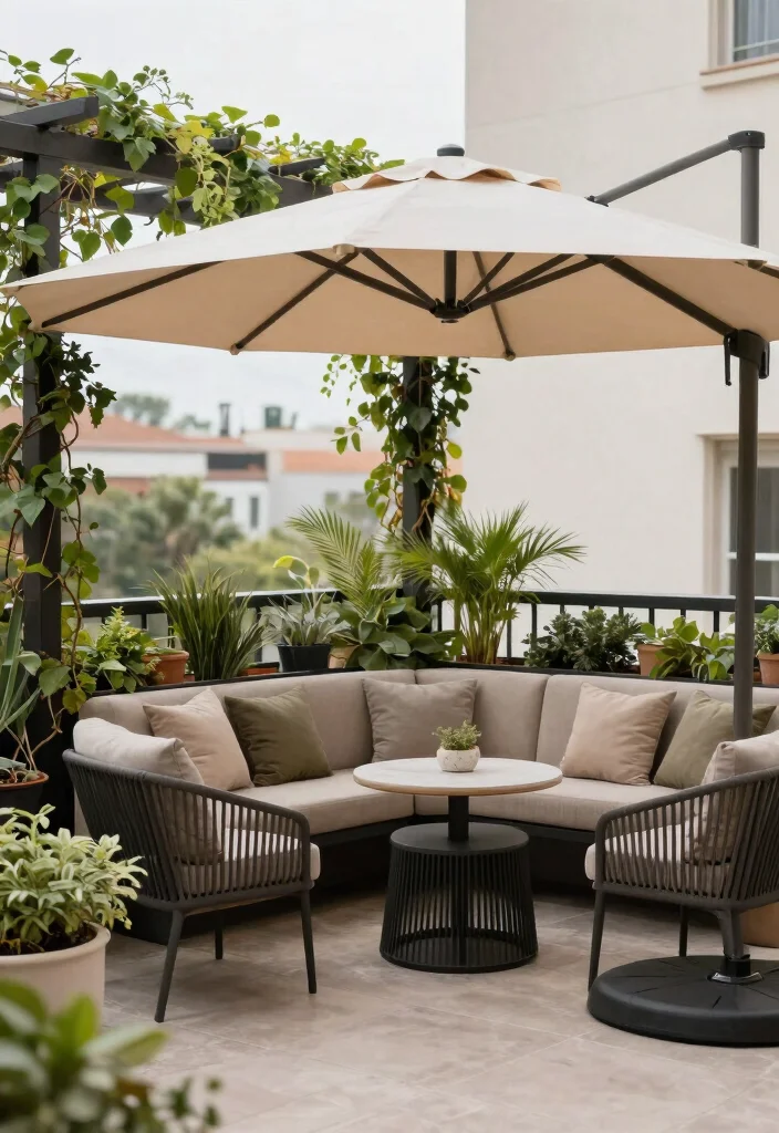 17 Modern Balcony Design Luxury Ideas With Sleek Vibes 14 17 Modern Balcony Design Luxury Ideas With Sleek Vibes - 14. Chic Shade Solutions 1