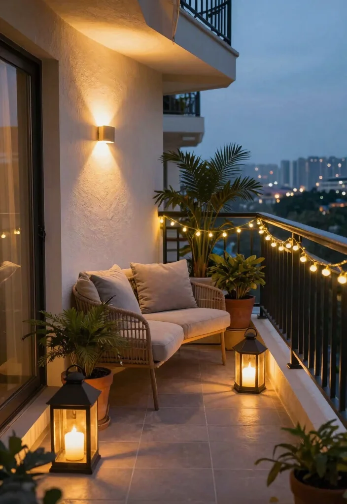 17 Modern Balcony Design Luxury Ideas With Sleek Vibes 4 17 Modern Balcony Design Luxury Ideas With Sleek Vibes - 4. Outdoor Lighting Solutions 1