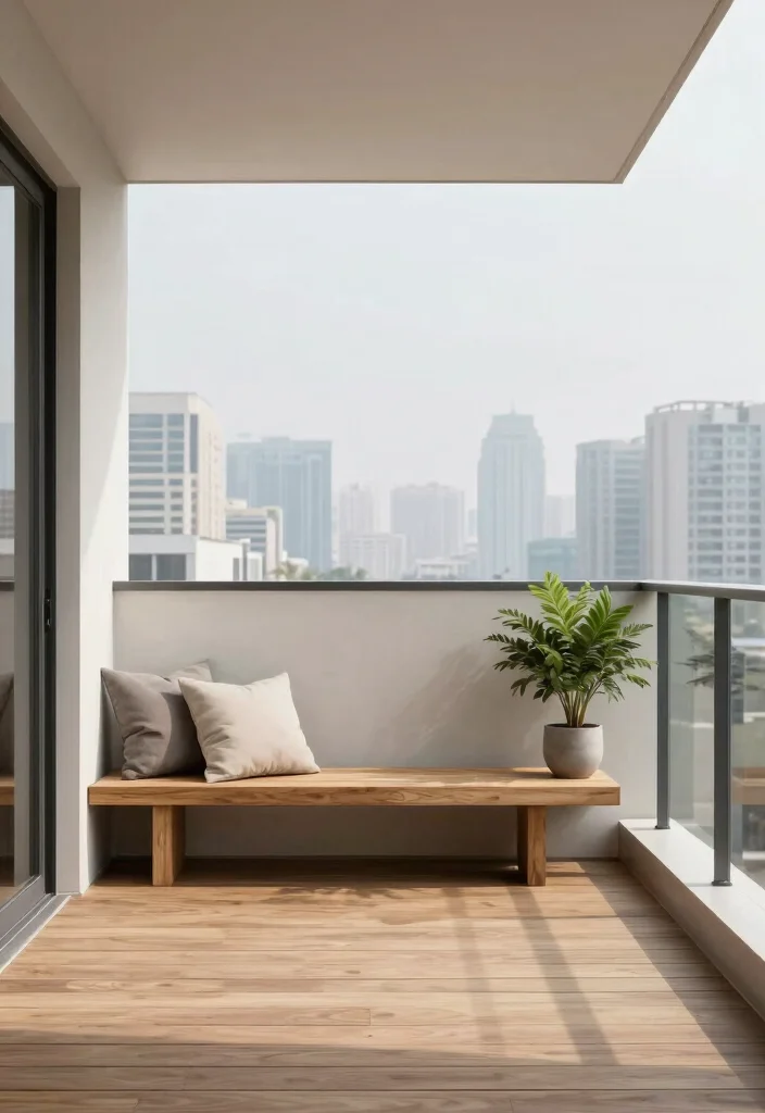 17 Modern Balcony Design Luxury Ideas With Sleek Vibes 5 17 Modern Balcony Design Luxury Ideas With Sleek Vibes - 5. Minimalist Aesthetics 1