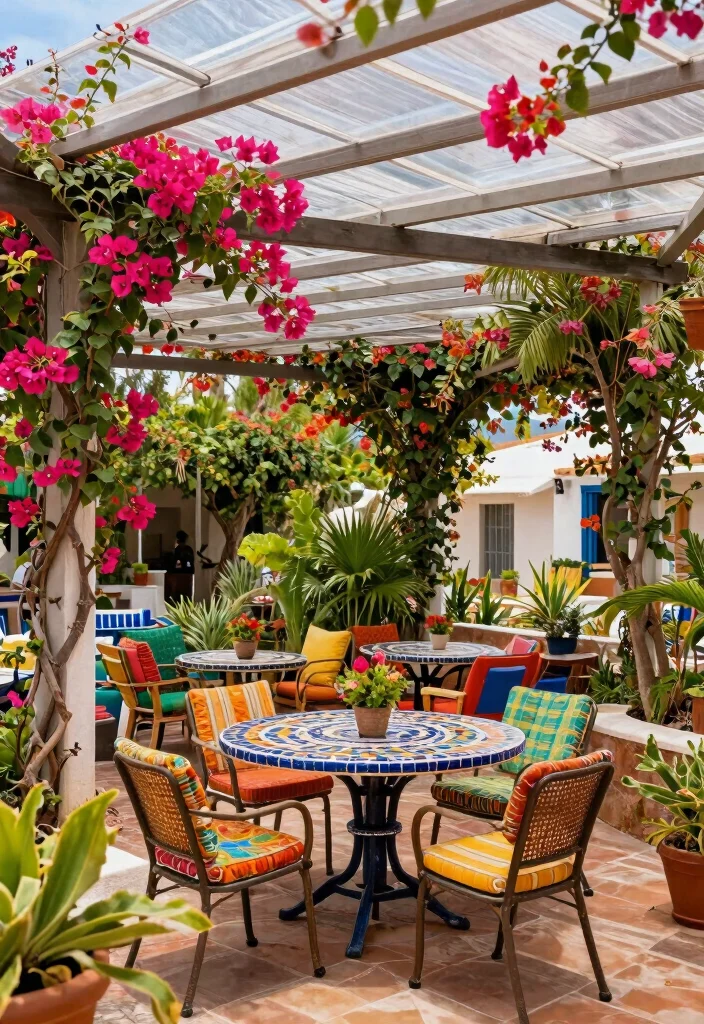 17 Pergola With Polycarbonate Roof Ideas for Durable Shade 7 17 Pergola With Polycarbonate Roof Ideas for Durable Shade - 7. Mediterranean Style Pergola 1