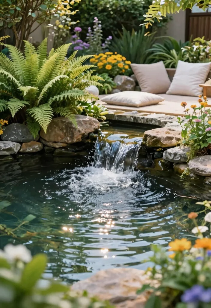 17 Privacy Landscaping Backyard Ideas That Feel Secluded - 12. Water Features for Sound Barrier 1