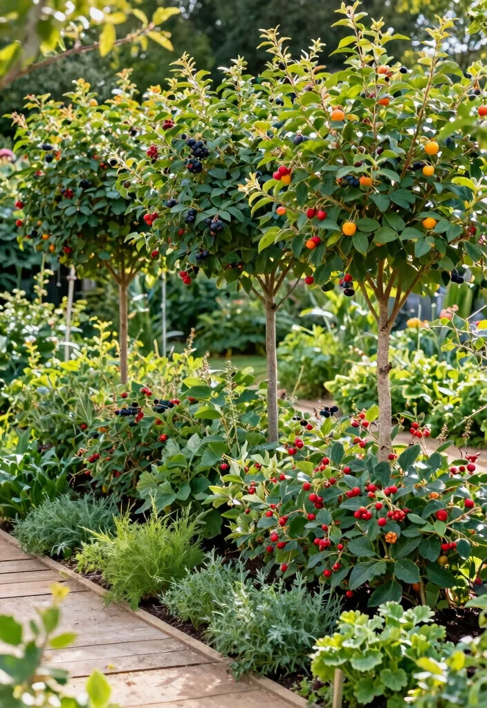 17 Privacy Landscaping Backyard Ideas That Feel Secluded - 5. Living Fences with Edible Plants 1