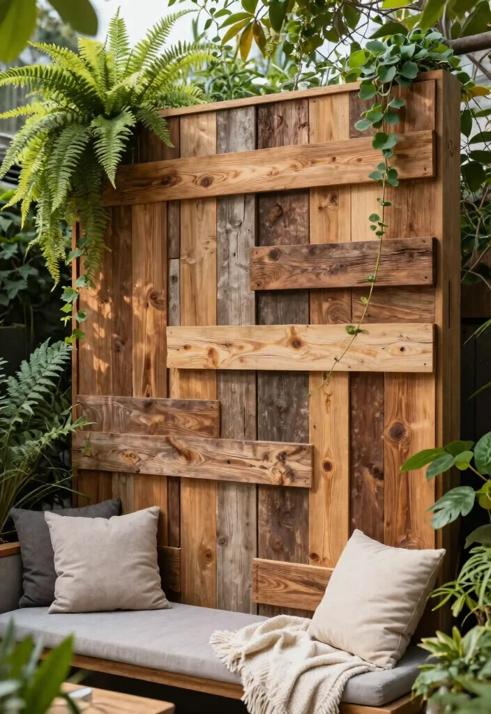 17 Privacy Landscaping Backyard Ideas That Feel Secluded - 6. Eco-Friendly Privacy Walls 1