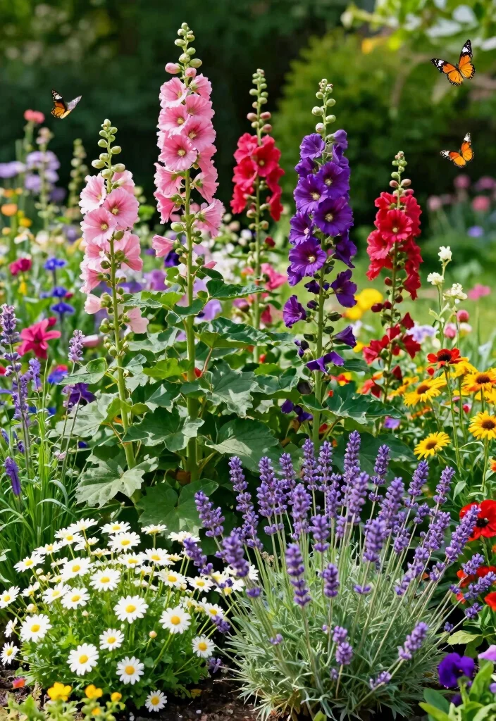 17 Privacy Landscaping Backyard Ideas That Feel Secluded - 8. Perennial Flower Borders 1