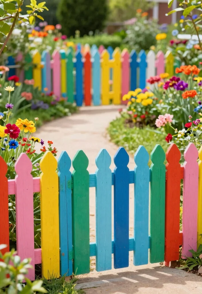 17 Rustic Garden Fence 2026 Trending Ideas With Country Charm 16 17 Rustic Garden Fence 2026 Trending Ideas With Country Charm - 16. Painted Picket Fencing 1