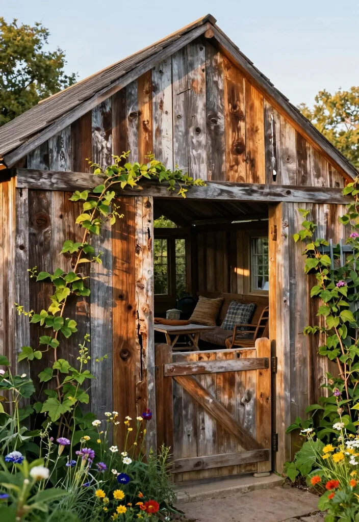 17 Rustic Garden Fence 2026 Trending Ideas With Country Charm 5 17 Rustic Garden Fence 2026 Trending Ideas With Country Charm - 5. Reclaimed Barn Wood Fences 1