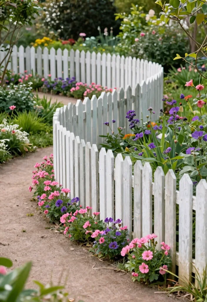 17 Rustic Garden Fence 2026 Trending Ideas With Country Charm 6 17 Rustic Garden Fence 2026 Trending Ideas With Country Charm - 6. Curved Wooden Fencing 1