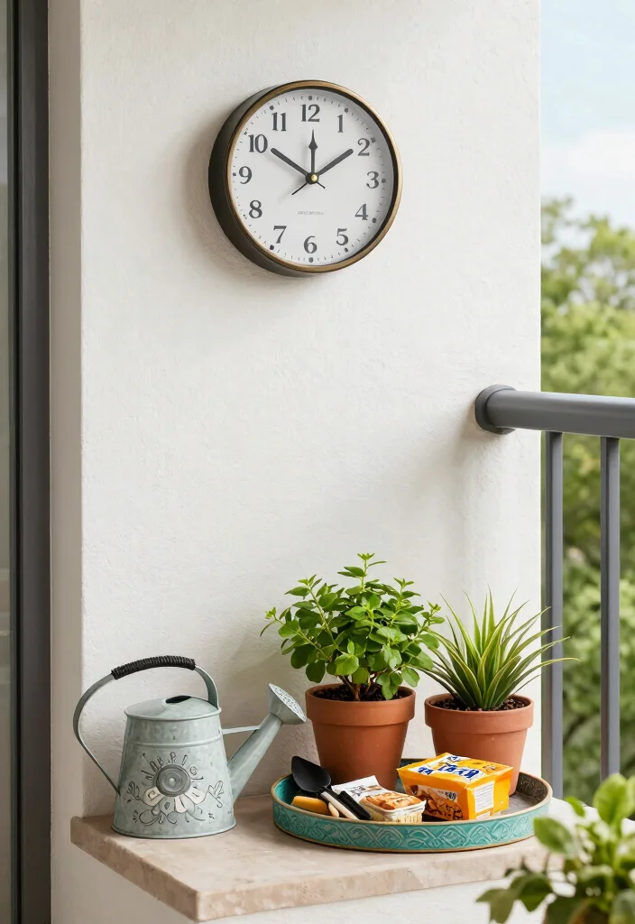 17 Small Balcony Decor 2026 Trending Ideas That Feel Cozy & Chic - 14. Functional Accessories 1