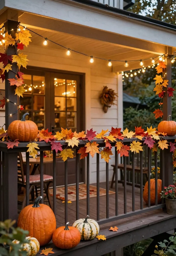 17 Small Balcony Decor 2026 Trending Ideas That Feel Cozy & Chic - 15. Seasonal Decorations 1