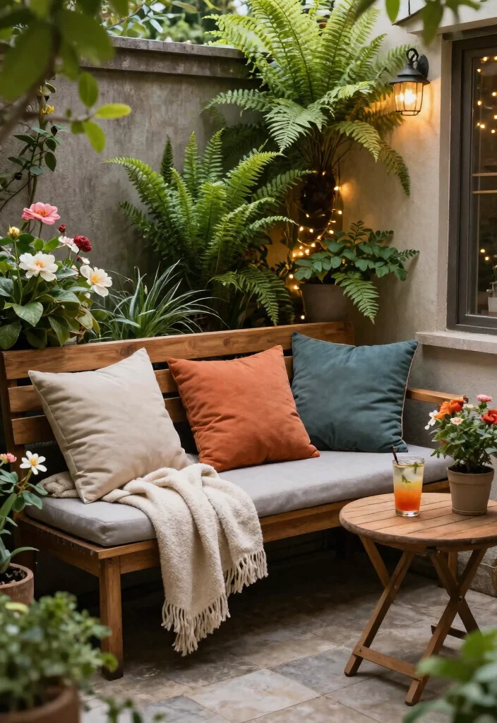 17 Terrace Garden Design Rooftop Ideas With Lush Greenery 1 17 Terrace Garden Design Rooftop Ideas With Lush Greenery - 1. Cozy Seating Nooks 1